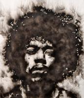 Sabino Guisu Smoke Painting, Jimi Hendrix Portrait, 67H - Sold for $4,480 on 05-20-2023 (Lot 629).jpg